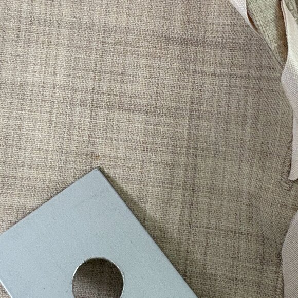 Rebecca Taylor Blazer Womens 6 Tan Lace Detail Hook Eye Long Sleeve Wool Blend - Picture 11 of 16